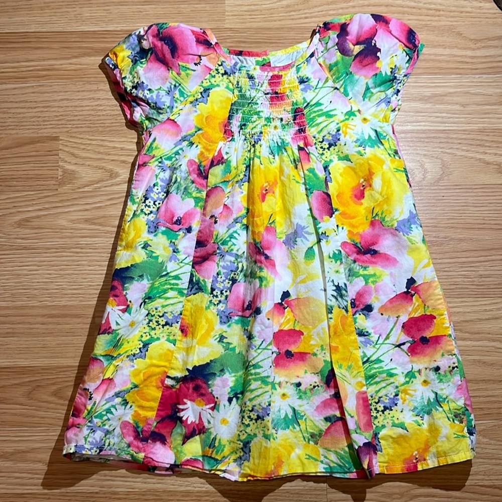Baby gap dress. Size 3 years. Pink/yellow/green/blue
